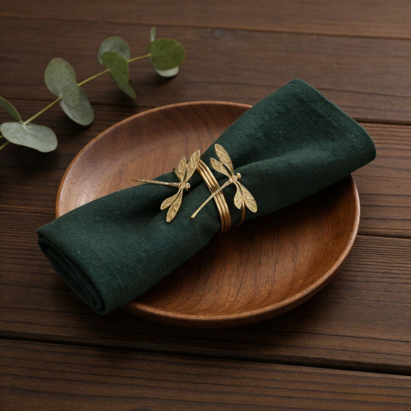 Napkin ring- Vòng khăn chuồn chuồn đôi
