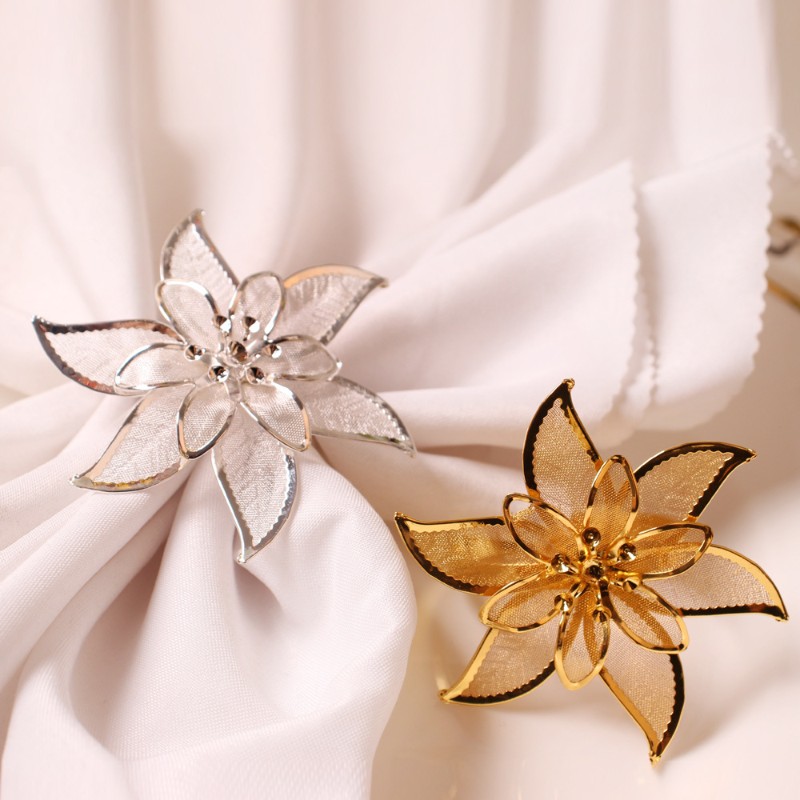 Napkin ring- vòng khăn sunflower gold hoa hướng dương