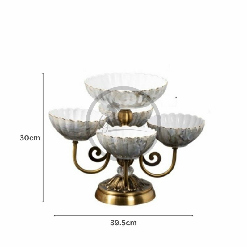 Khay trái 5 tầng đế xoay