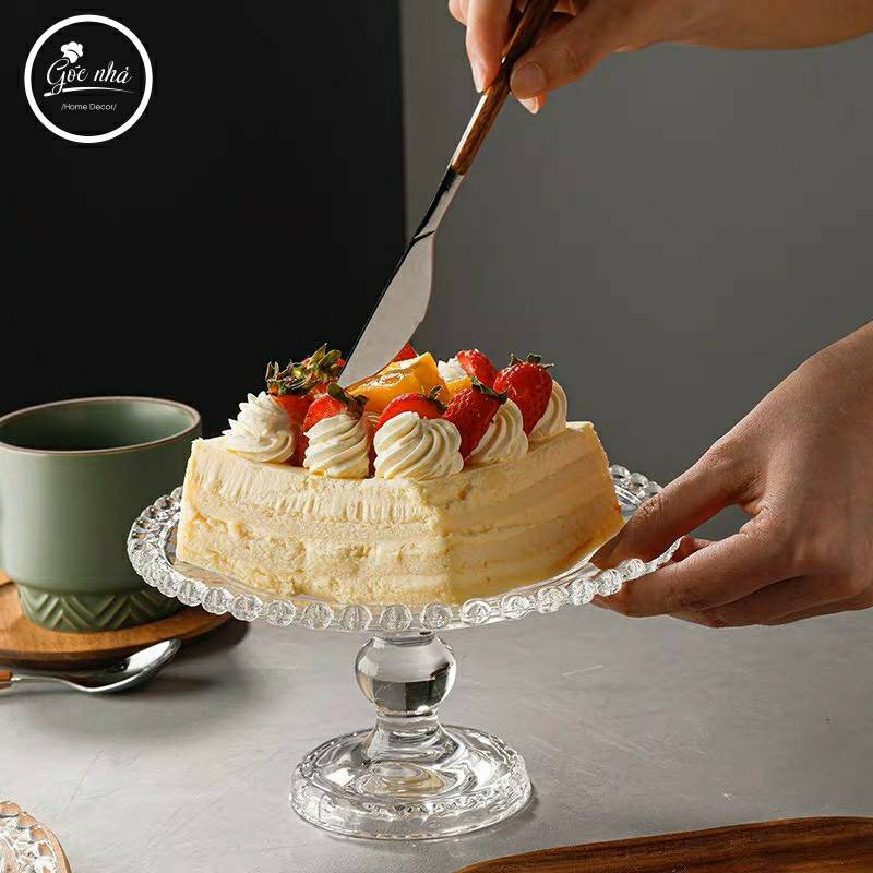 Khay Đựng Bánh Thủy Tinh Cao Cấp
