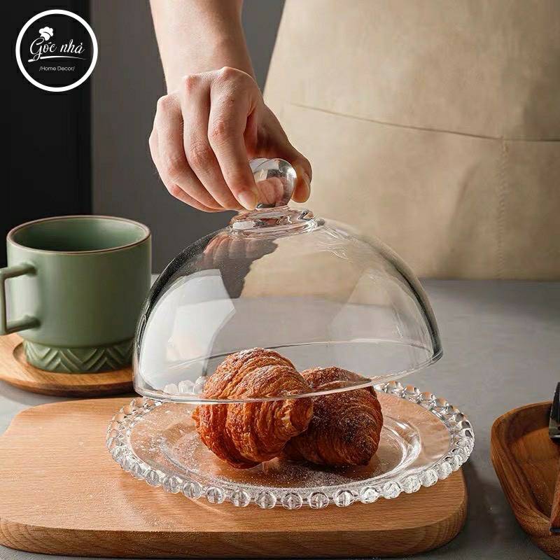 Khay Đựng Bánh Thủy Tinh Cao Cấp
