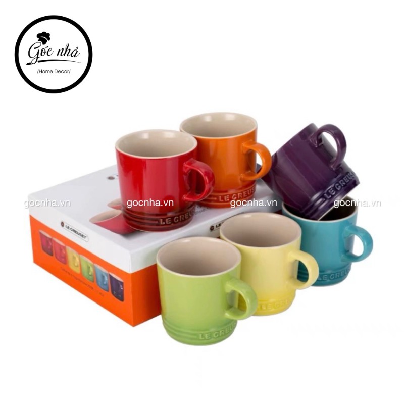 Ly/cốc sứ có quai Rainbow