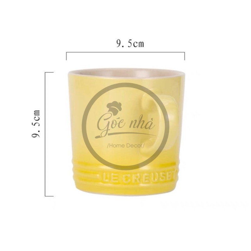 Ly/cốc sứ có quai Rainbow