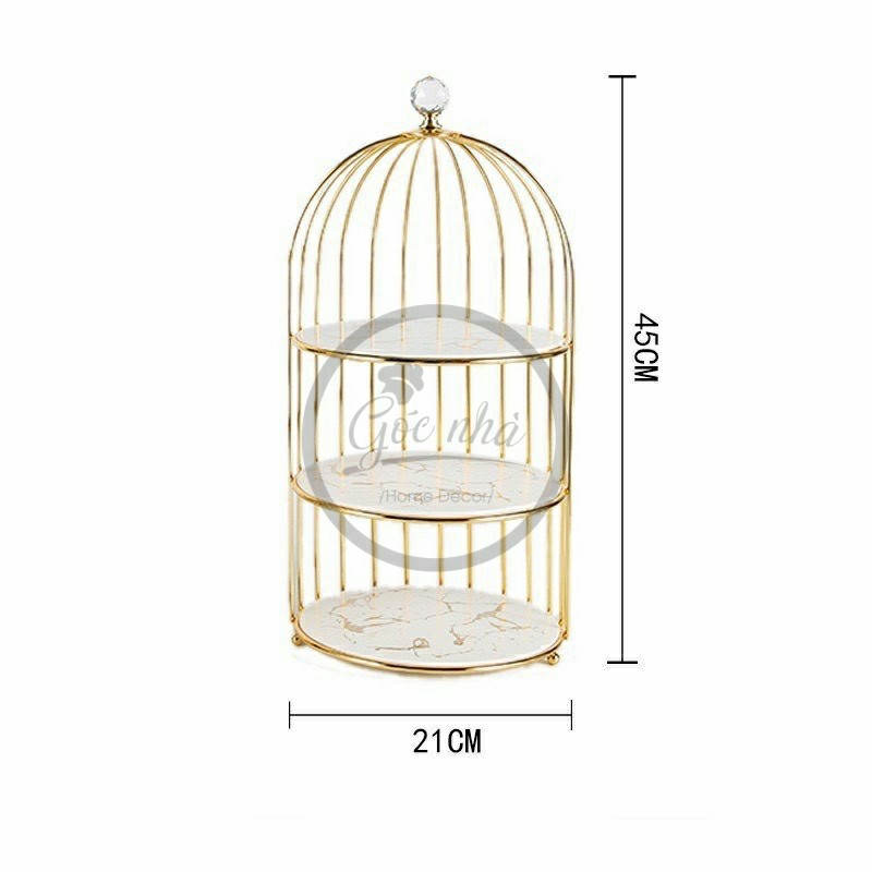 Khay bánh lồng chim- tròn