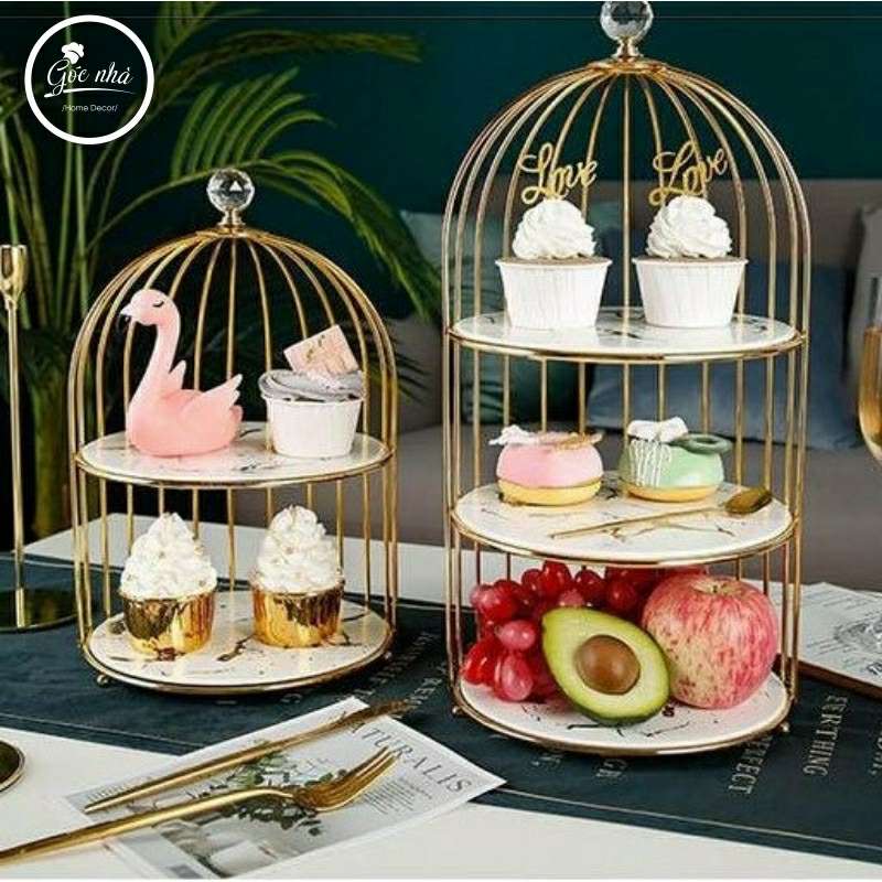 Khay bánh lồng chim- tròn