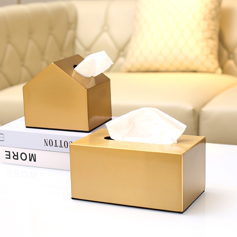 Hộp dựng giấy mạ vàng cao cấp