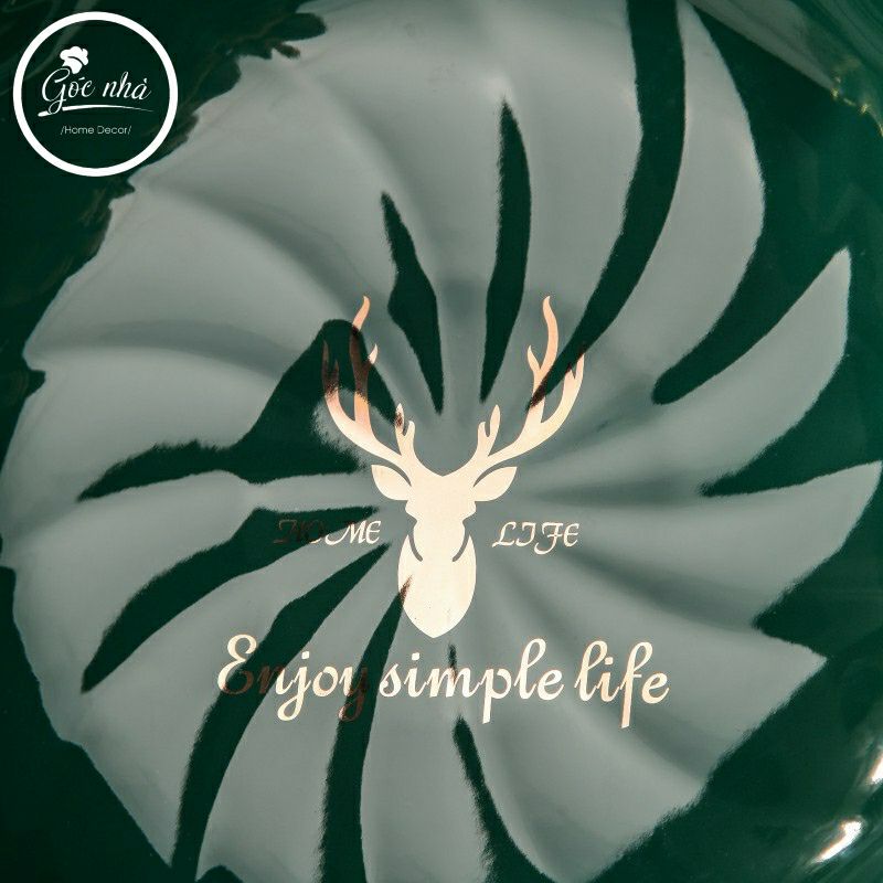 Khay trái cây chân sứ cao