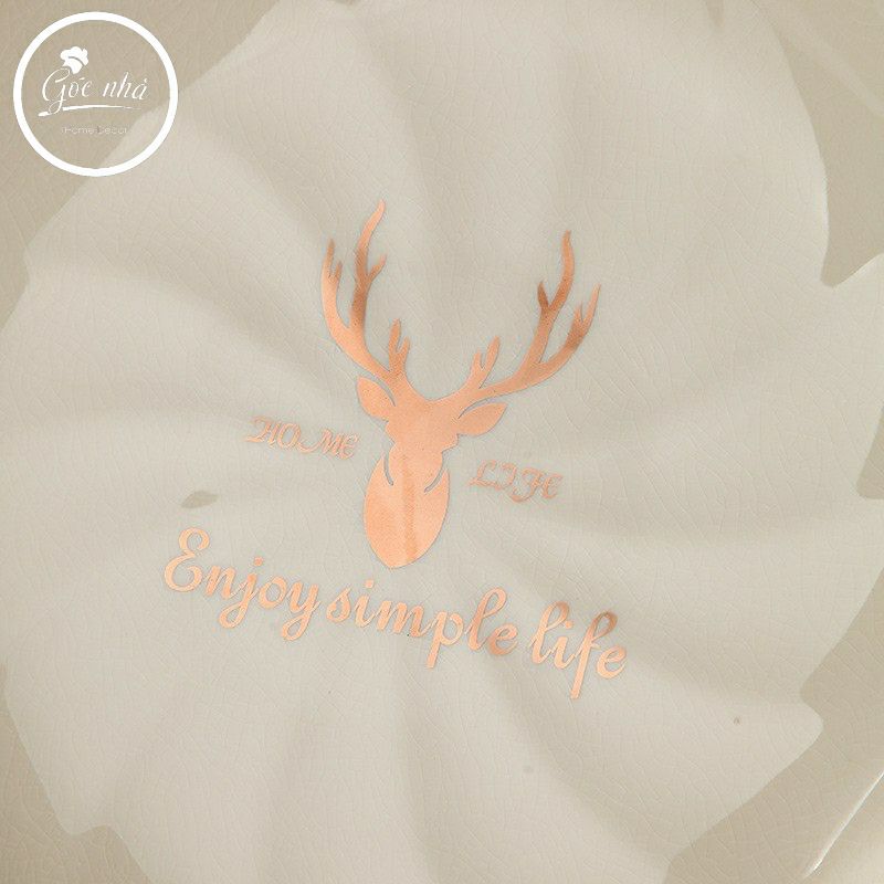 Khay trái cây chân sứ cao