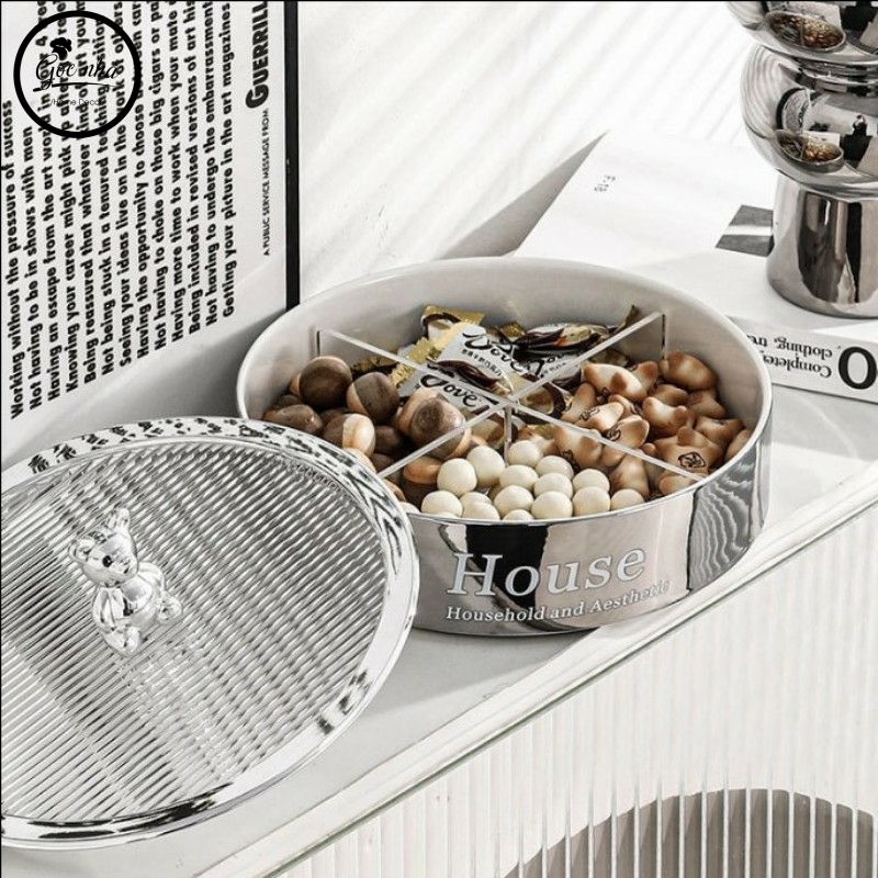 Khay mứt house Silver Bear