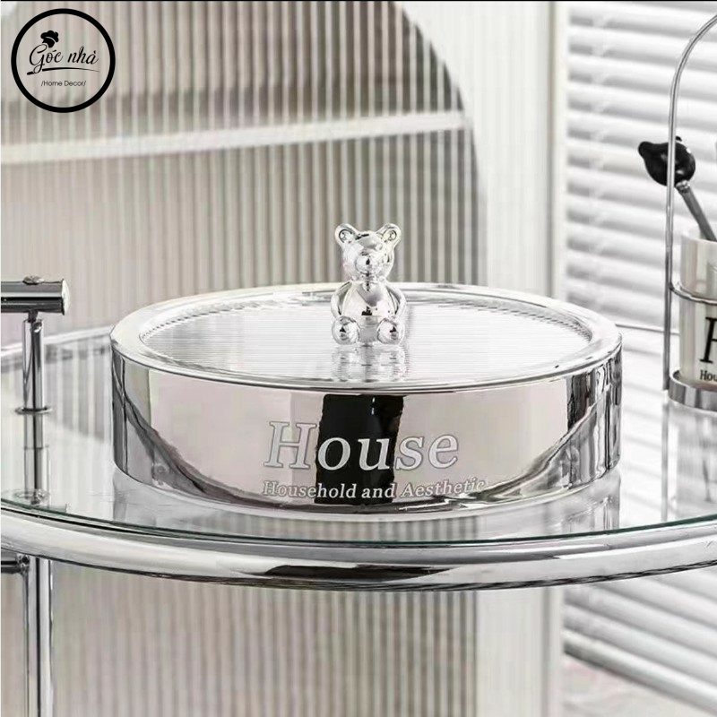 Khay mứt house Silver Bear