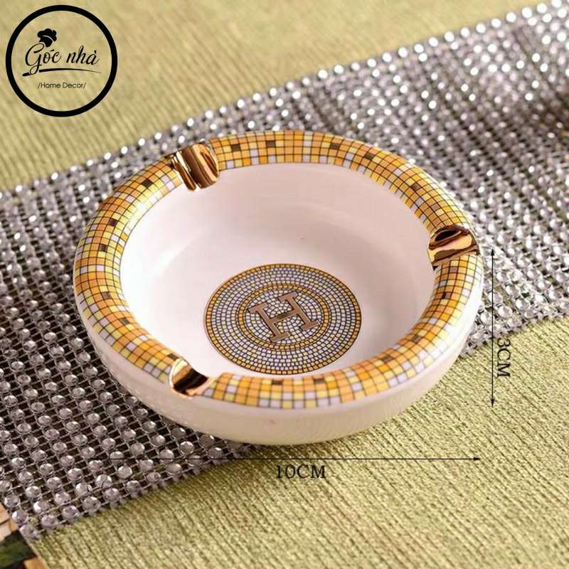 Gạt tàn sứ Hermes