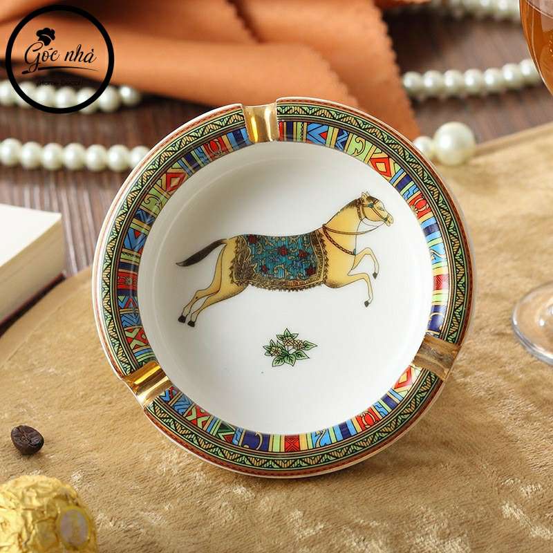 Gạt tàn sứ Hermes