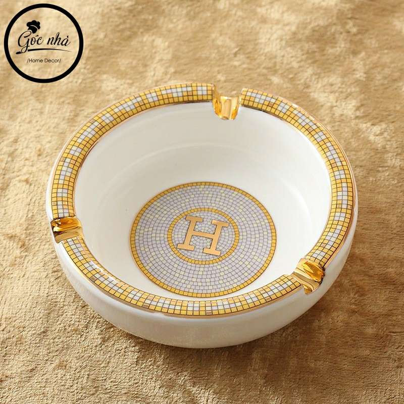 Gạt tàn sứ Hermes