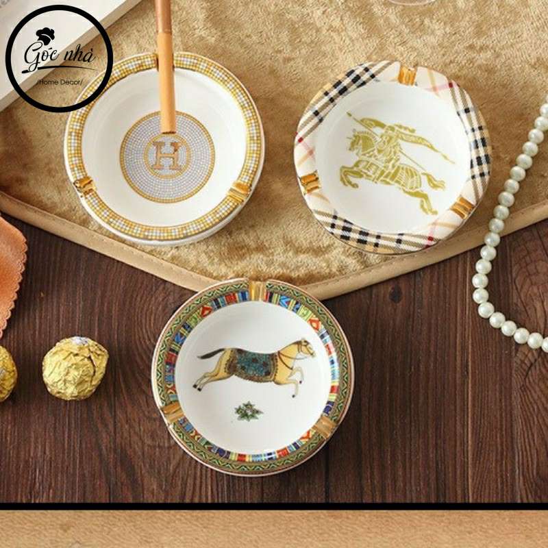 Gạt tàn sứ Hermes