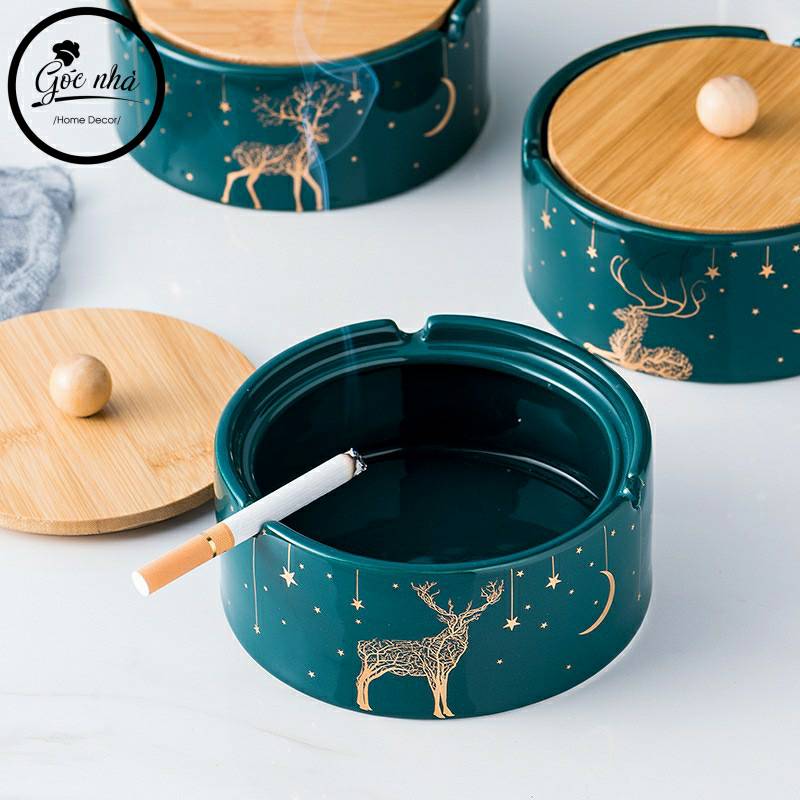 Gạt tàn tròn có nắp