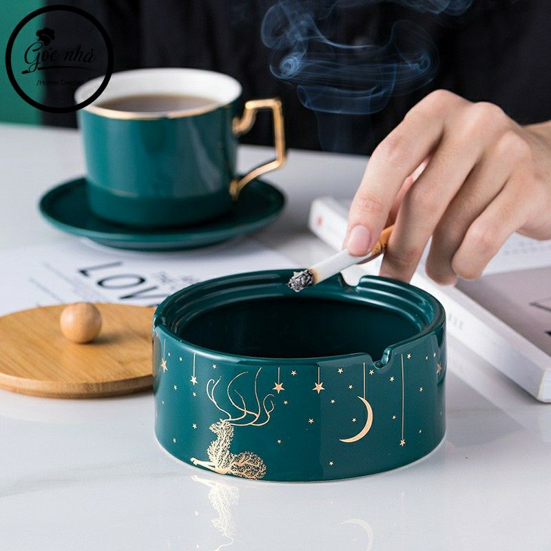 Gạt tàn tròn có nắp