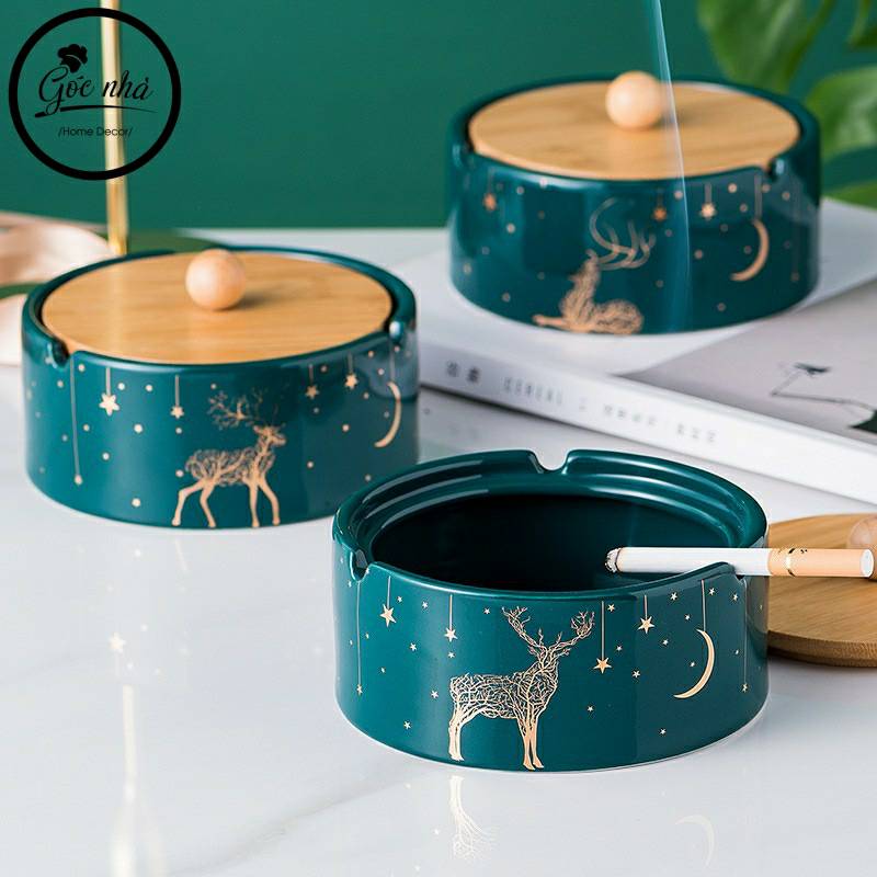 Gạt tàn tròn có nắp