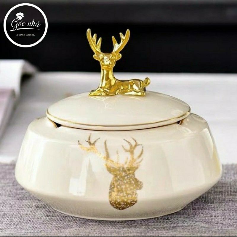 Gạt tàn cao cấp nắp huơu