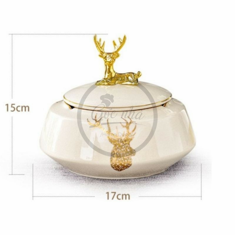 Gạt tàn cao cấp nắp huơu