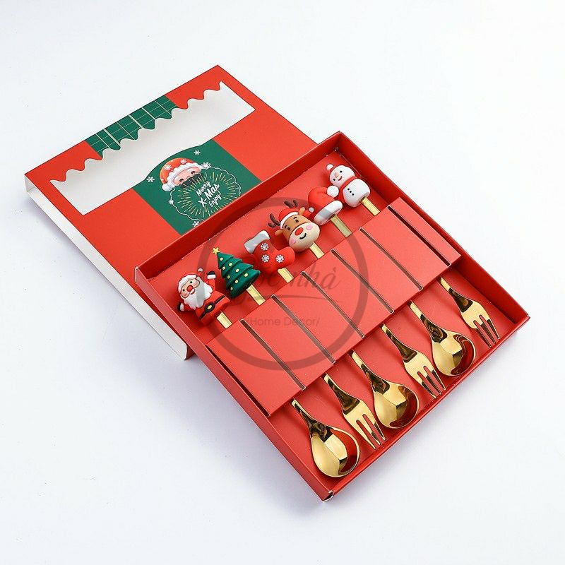 Set muỗng/nĩa quà tặng Xmas
