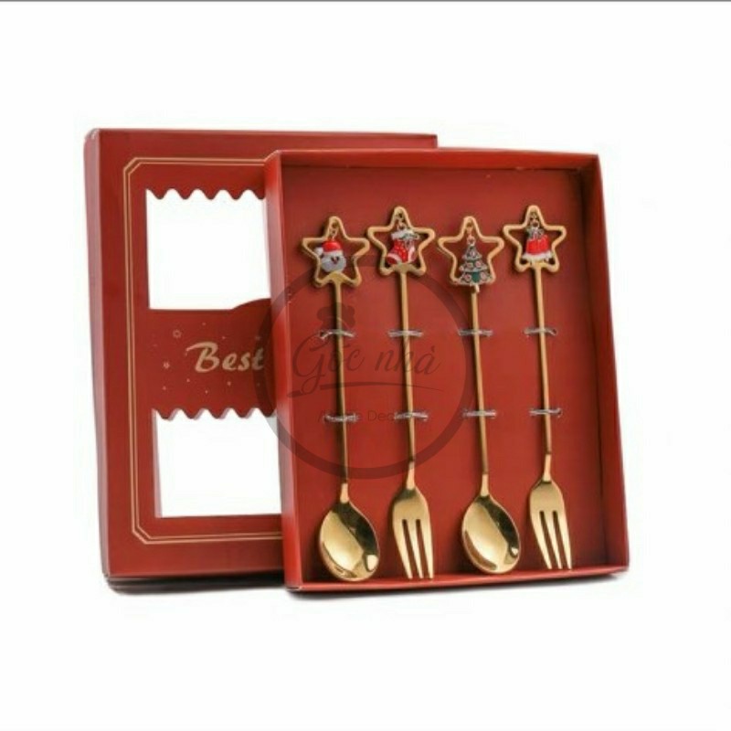 Set muỗng/nĩa quà tặng Xmas