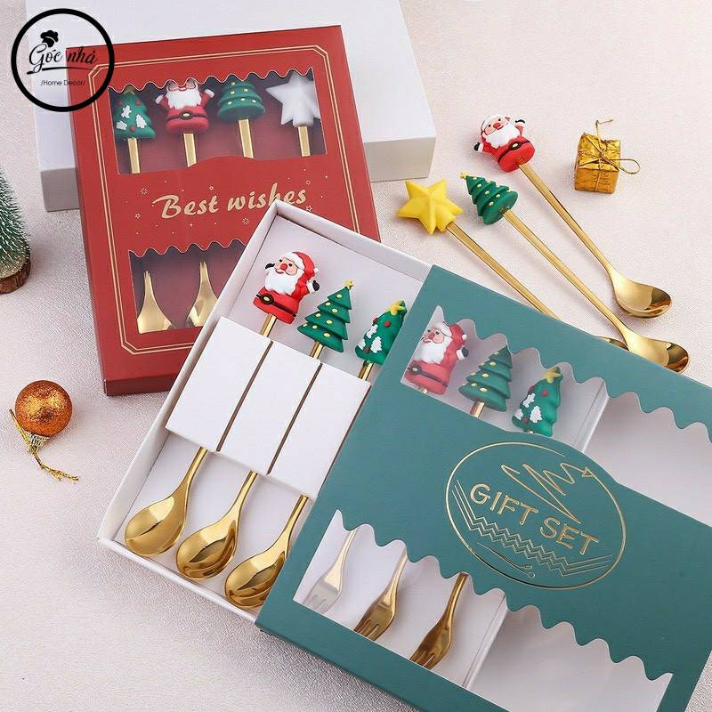 Set muỗng/nĩa quà tặng Xmas