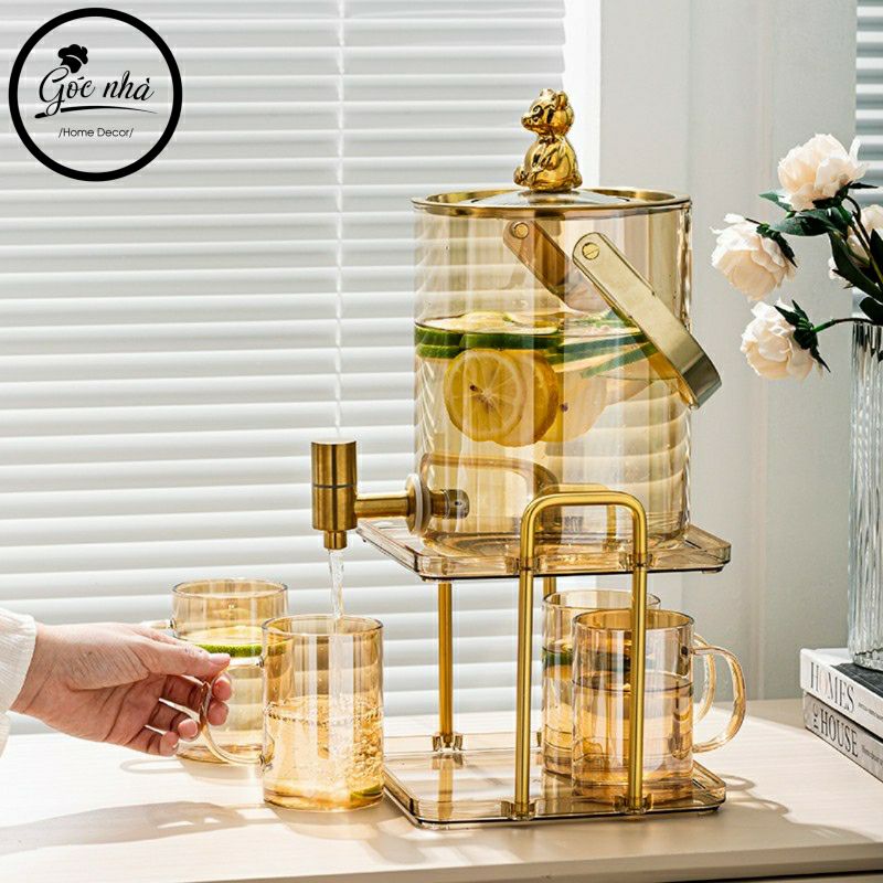 Bình thủy tinh chịu nhiệt 3.6l Deer