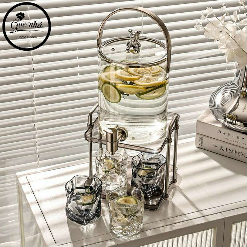 Bình thủy tinh chịu nhiệt 3.6l Deer