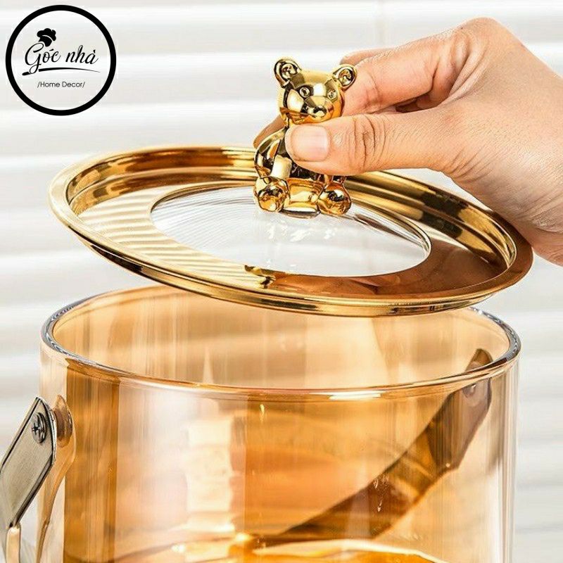 Bình thủy tinh chịu nhiệt 3.6l Deer