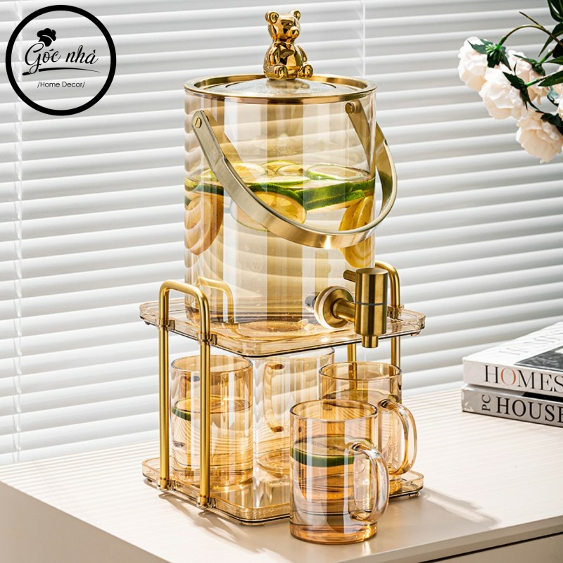 Bình thủy tinh chịu nhiệt 3.6l Deer