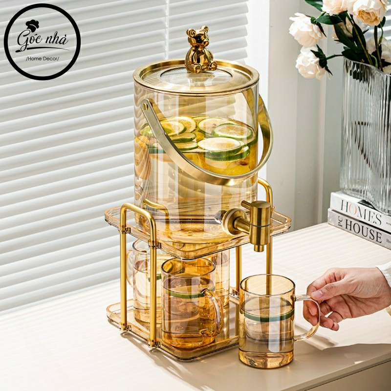 Bình thủy tinh chịu nhiệt 3.6l Deer