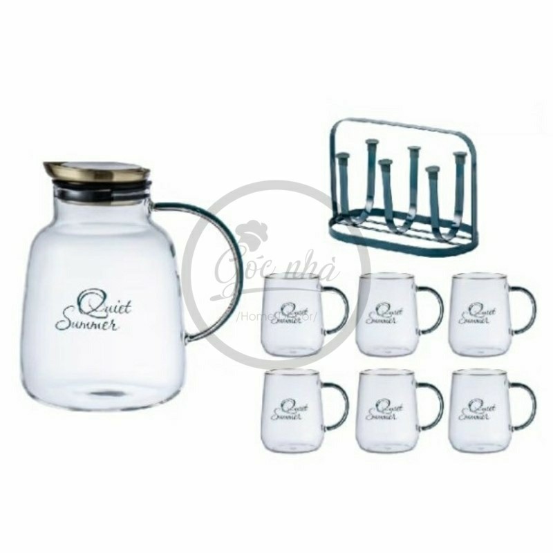 Set bình thủy tinh Summer Time