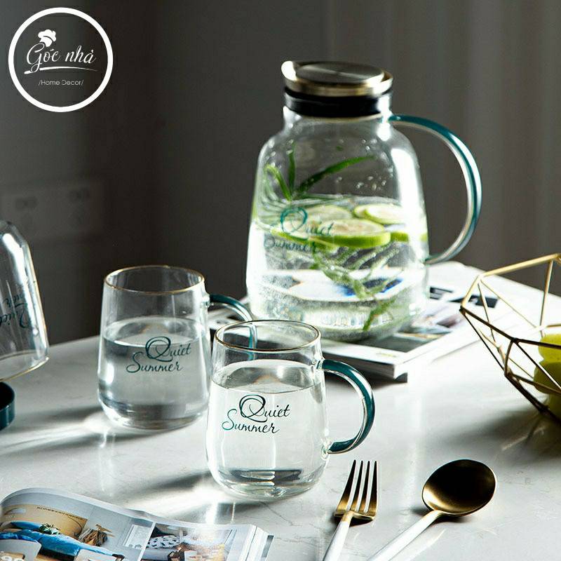 Set bình thủy tinh Summer Time