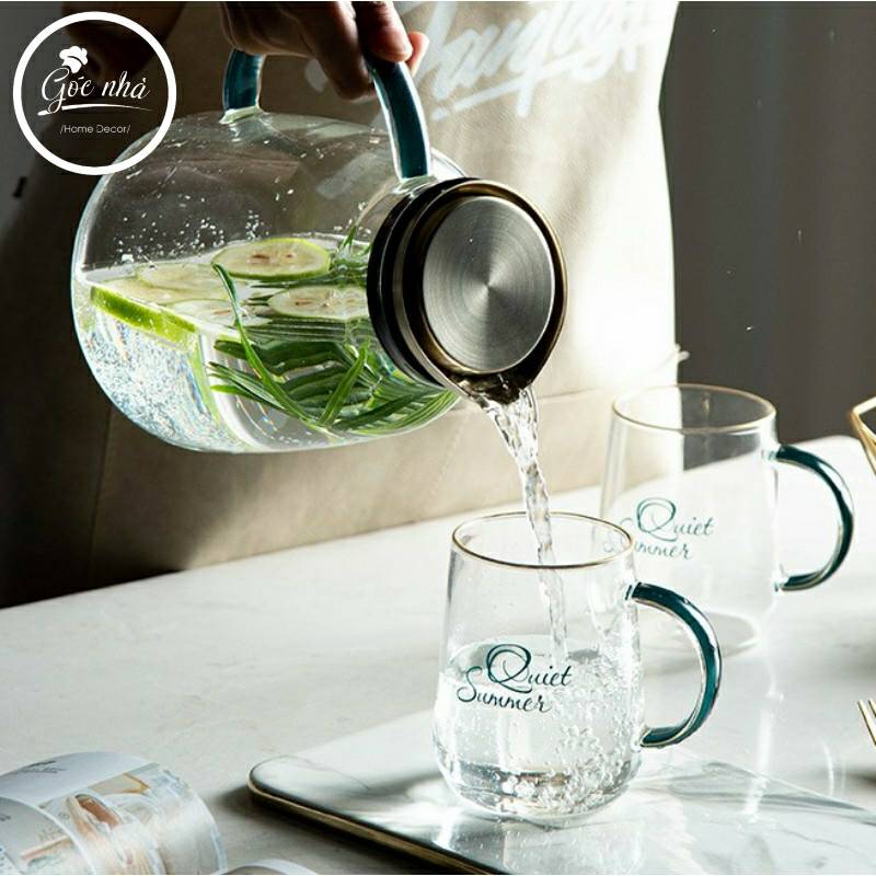 Set bình thủy tinh Summer Time