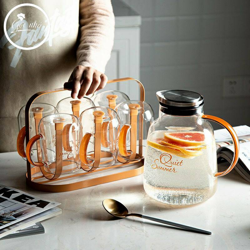 Set bình thủy tinh Summer Time