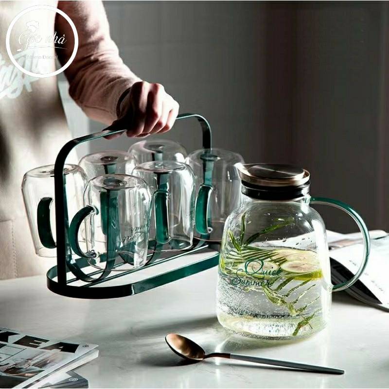 Set bình thủy tinh Summer Time