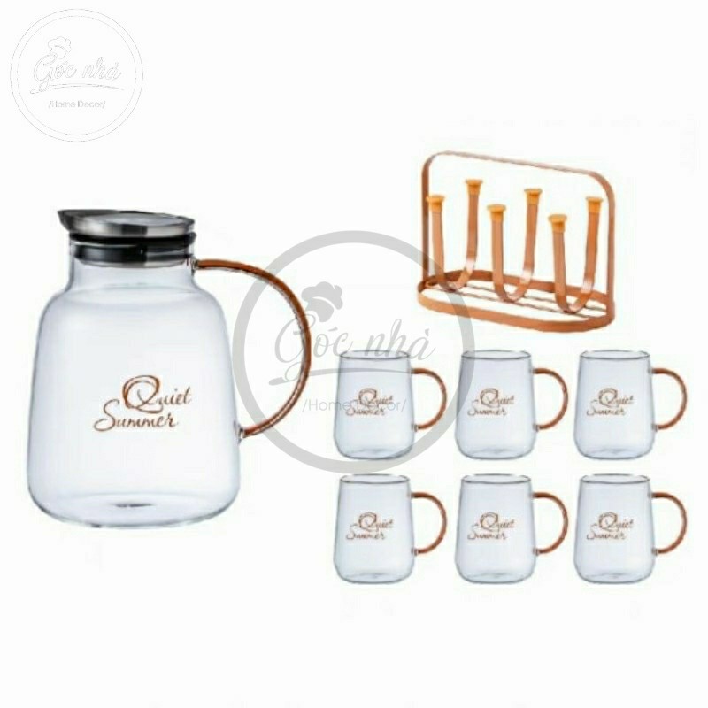 Set bình thủy tinh Summer Time
