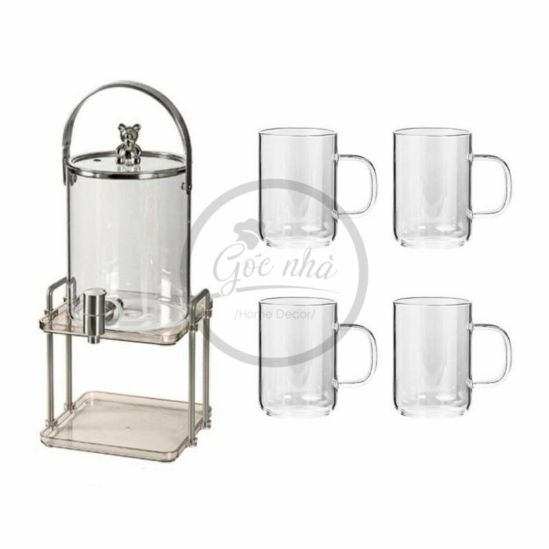 Set bình 3.6l Teddy bear Newstyle