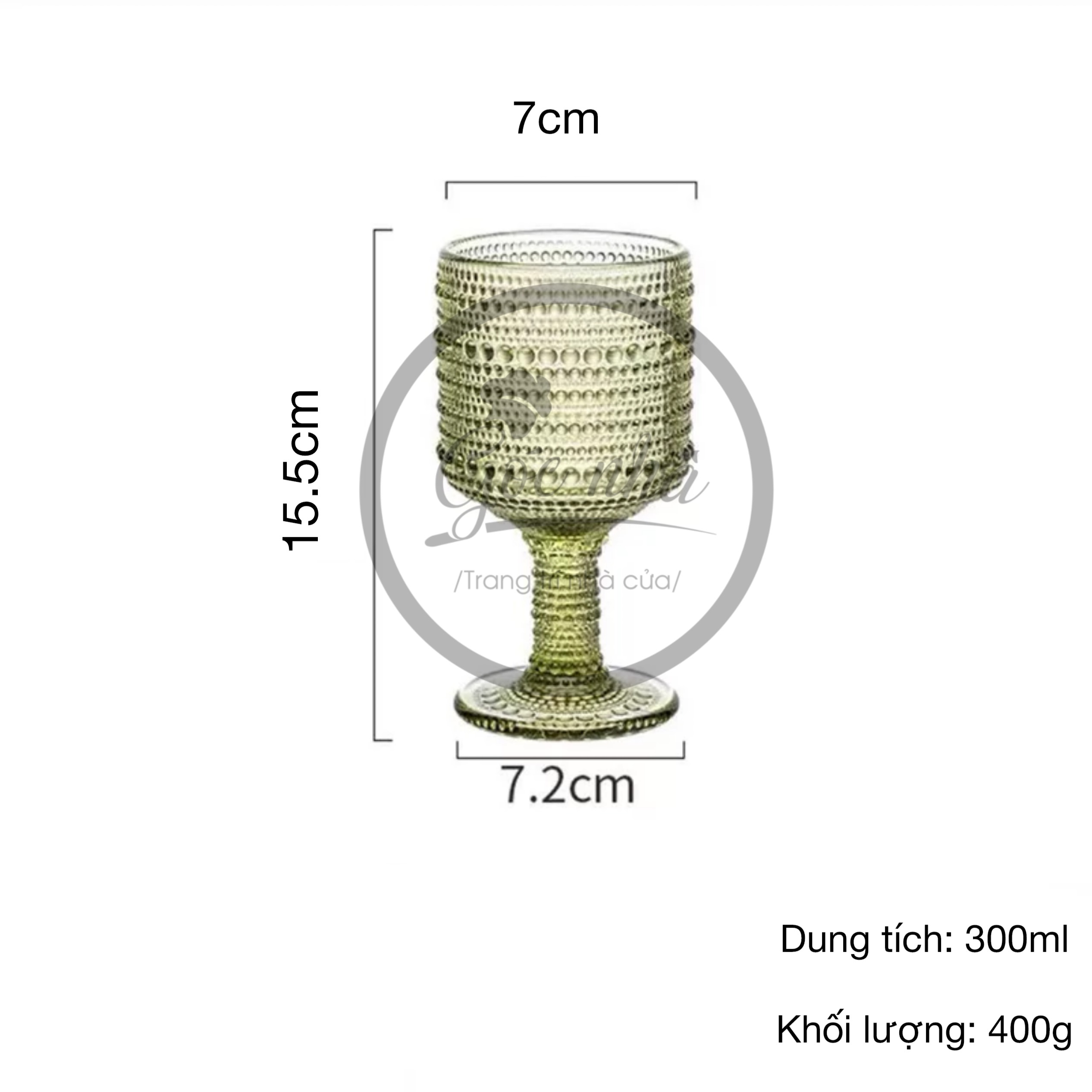 Set 6 Ly Rượu Vang Boho