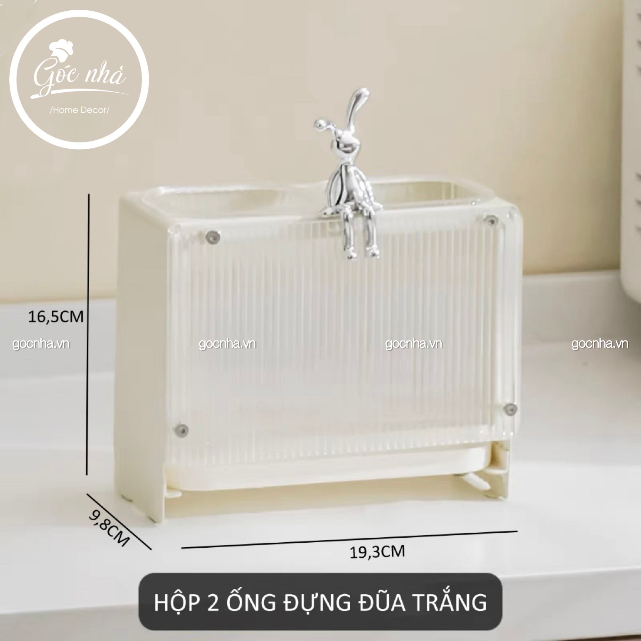 Kệ Dao/Ống Đũa Khung Thép Rabbit