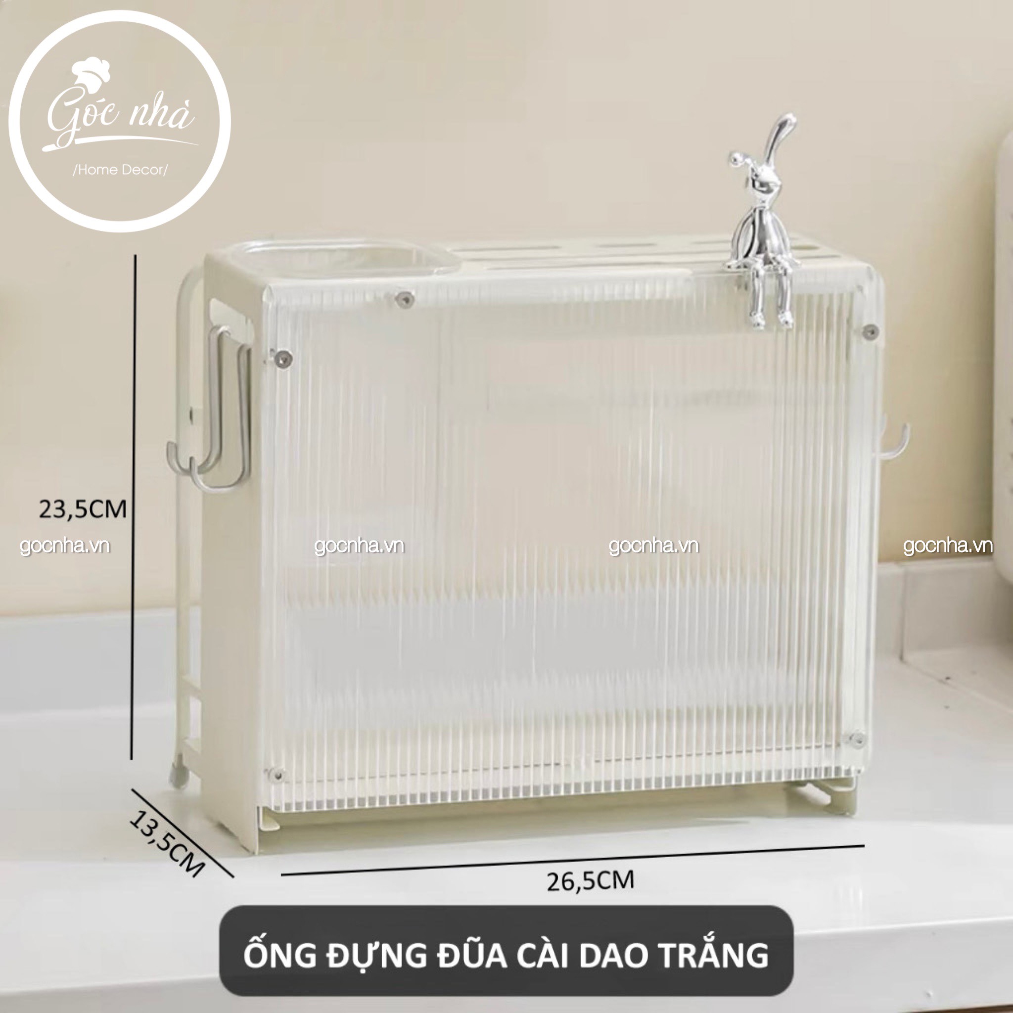 Kệ Dao/Ống Đũa Khung Thép Rabbit