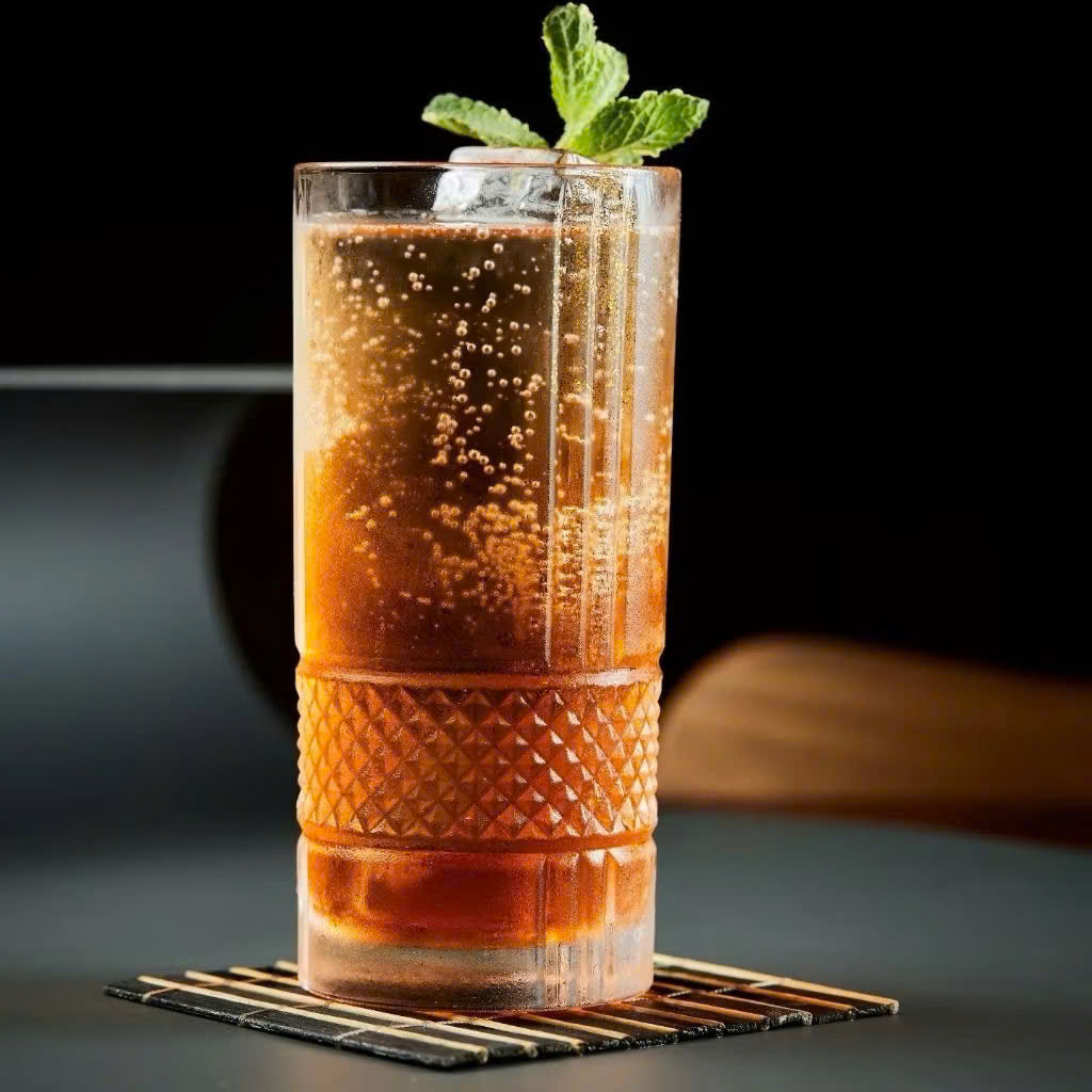 Ly Thủy Tinh Vỏ Sần viền vàng