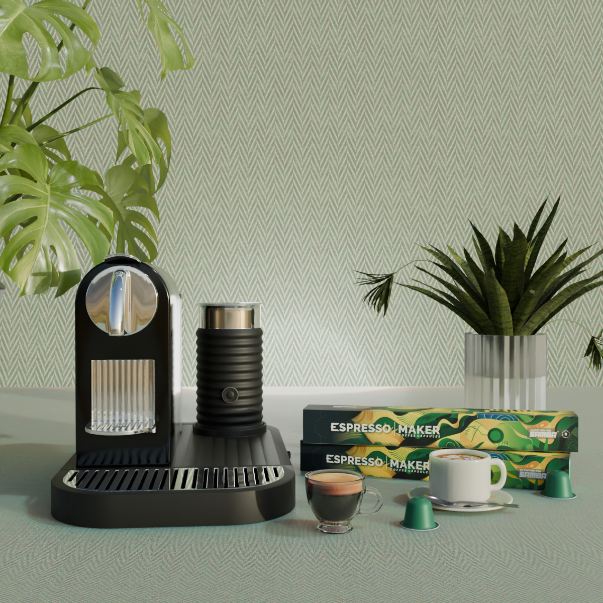 cà phê viên nén Espressomaker