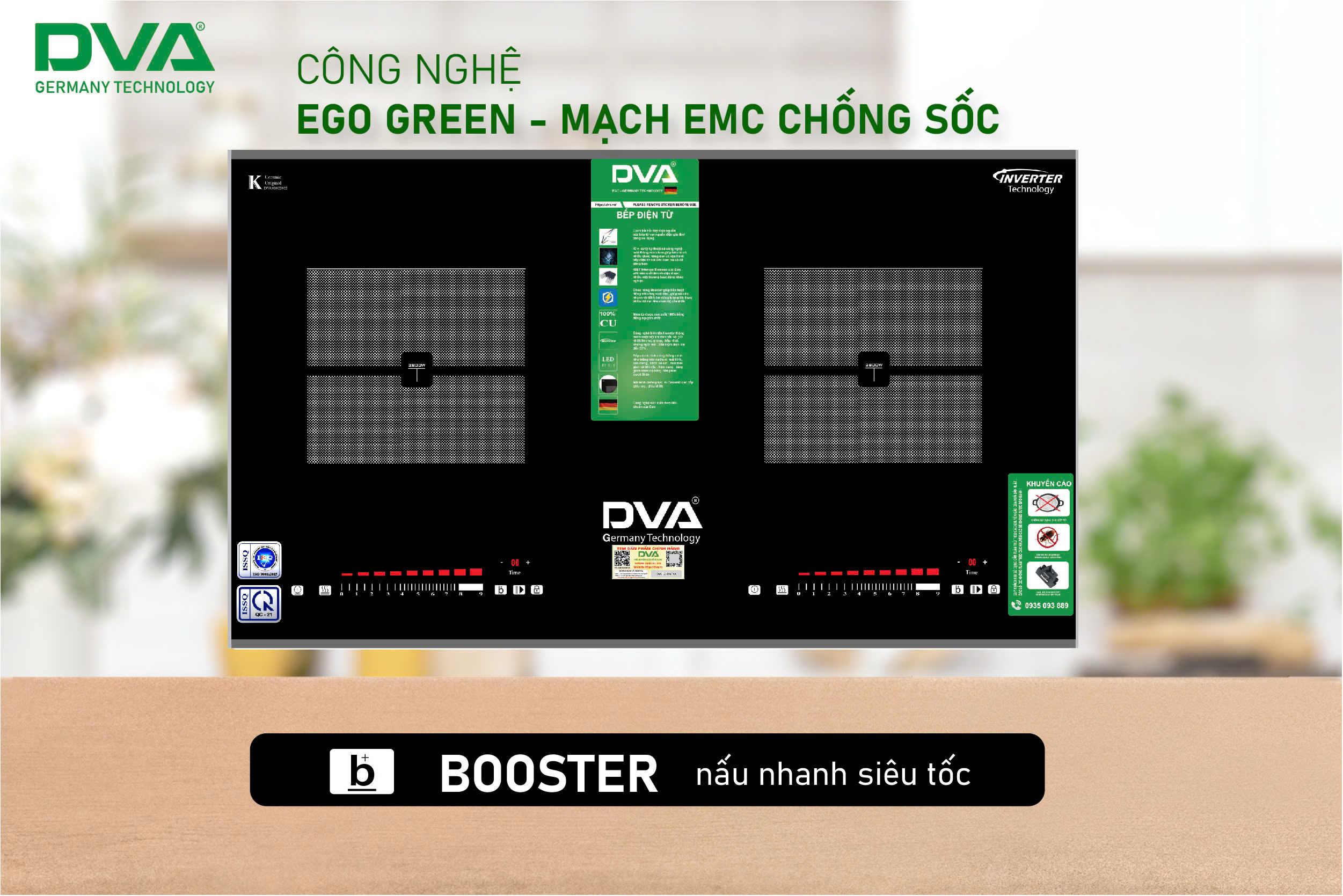 BẾP TỪ DVA 686PLUS - CÔNG NGHỆ 