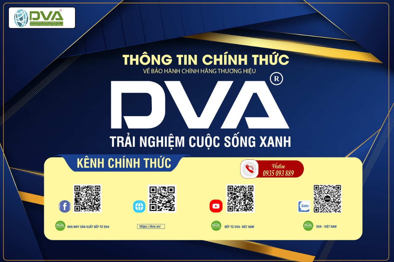 BẢO HÀNH CHÍNH HÃNG THƯƠNG HIỆU DVA _CỔNG THÔNG TIN CHÍNH THỨC