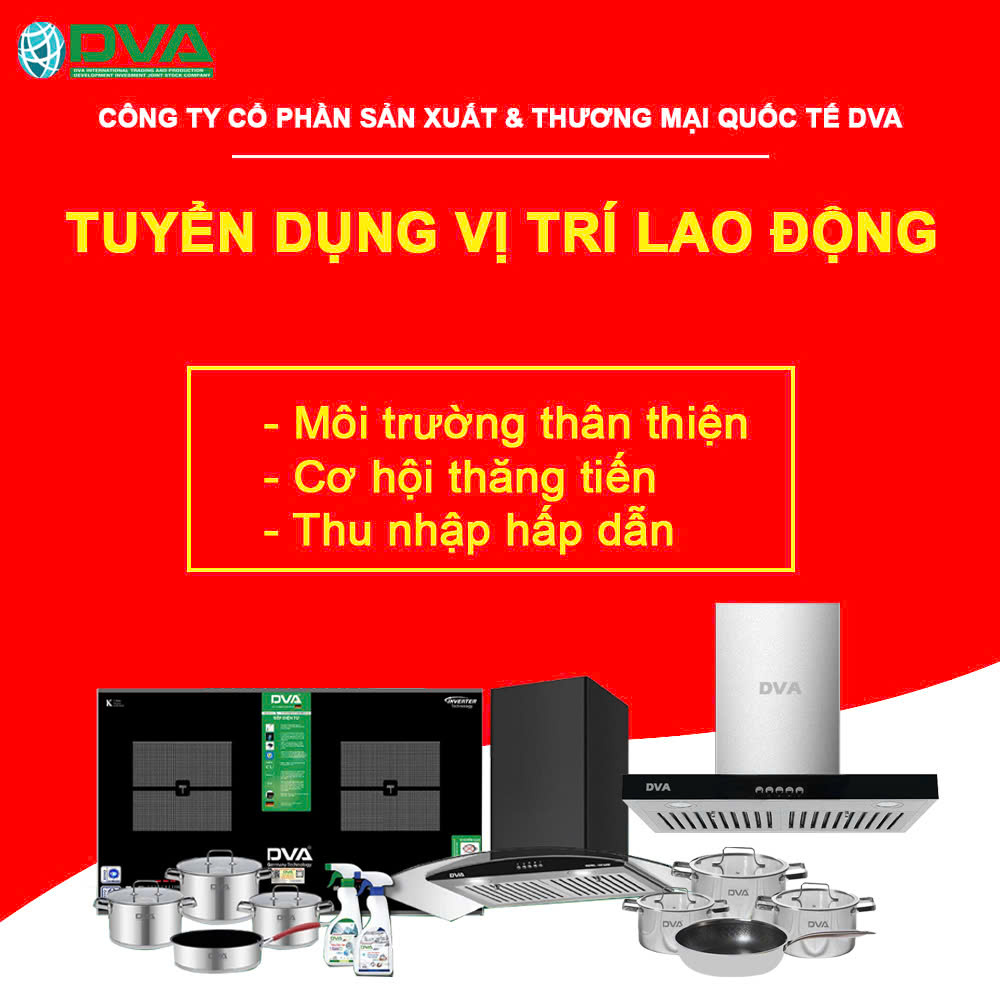 CÔNG TY DVA TUYỂN DỤNG LAO ĐỘNG