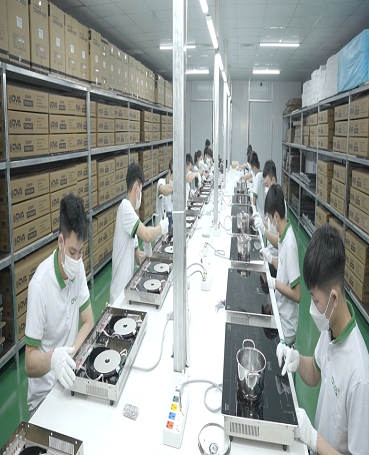 NHÀ MÁY SẢN XUẤT BẾP TỪ DVA