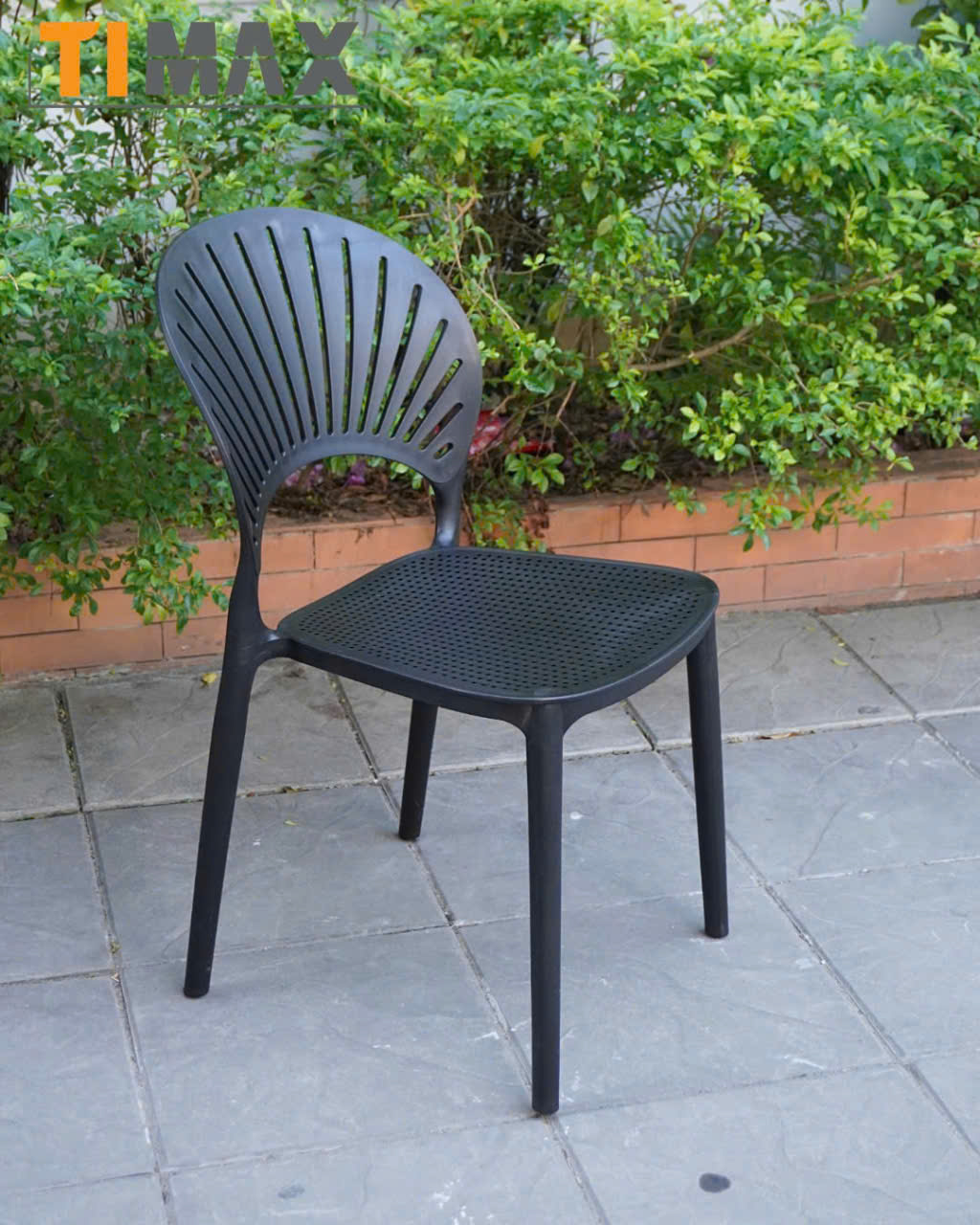 Ghế đúc nhựa lỗ lưng quạt