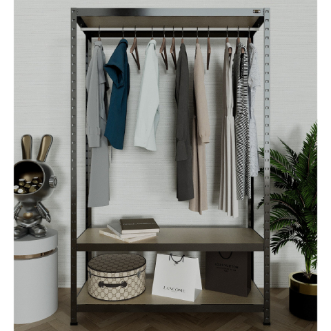 Kệ treo quần áo 2 tầng