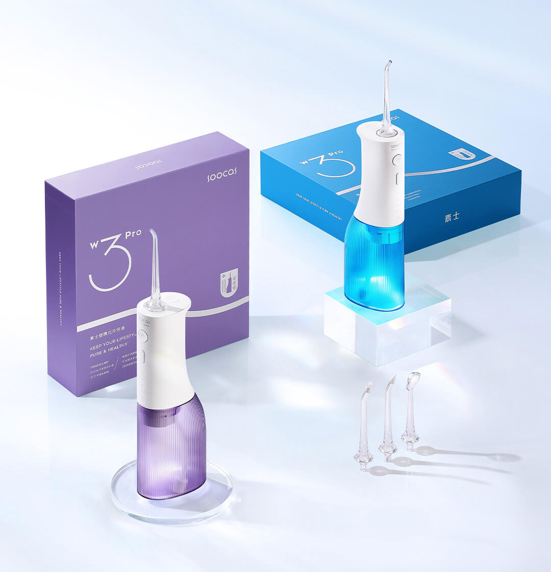Máy tăm nước, xịt vệ sinh răng miệng Xiaomi Soocas W3 Pro